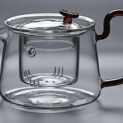 Bình pha trà thủy tinh cao cấp có lõi lọc crystan - 580ml - ANTH419