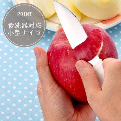 Dao gọt hoa quả được trang bị nắp nhựa bọc lưỡi, thuận tiện khi mang đi du lịch hay những chuyến dã ngoại mà vẫn đảm bảo an toàn - nội địa Nhật Bản 