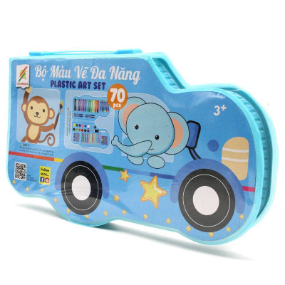 Hộp Màu Vẽ Đa Năng - Colormate CM-70PLS (70 Chi Tiết)