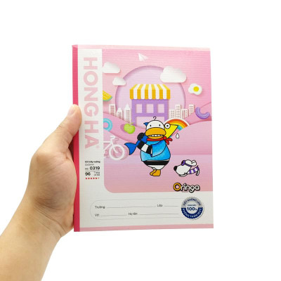 Tập Học Sinh Class Oringa Fun 5 Ô Ly Vuông 96 Trang 80gsm - Hồng Hà 0319 (Mẫu Sản Phẩm Giao Ngẫu Nhiên)