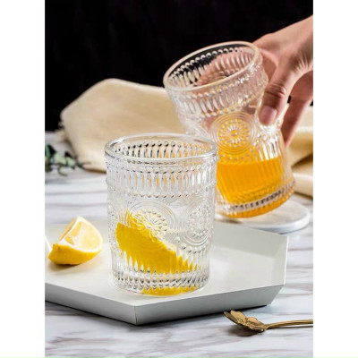 Combo6 cốc thủy tinh 360ml họa tiết_AVN31