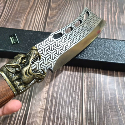 DAO BẾP , DAO CHẶT THÉP KHÔNG RỈ CAO CẤP MÃ A6 TR12 NTVN top