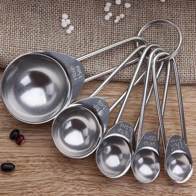 Combo bộ thìa đong inox 5 chiếc 