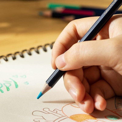 Hộp Thiếc 2 Ngăn 48 Bút Chì Màu + 1 Cọ Vẽ Finenolo - Deli EC129-48