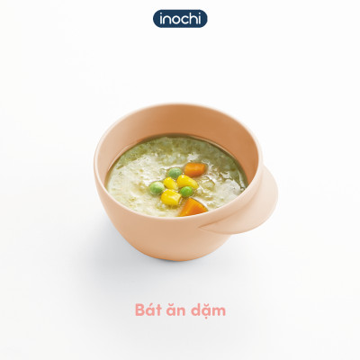 Bộ Đồ Ăn Dặm Cho Trẻ Em Amori Đạt Tiêu Chuẩn Xuất Nhật Bản , EU Đảm Bảo An Toàn Tuyệt Đối Cho Trẻ - Chính Hãng Inochi ( Tặng kèm khăn lau đa năng pakasa) 