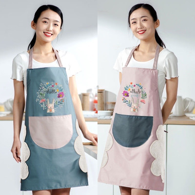 Tạp dề nấu ăn ,  họa tiết cao cấp  có khăn lau tay bên hông ,chống thấm nước cao cấp tiện lợi cho chị em 