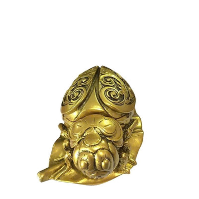 Gạt tàn thuốc hình Ve sầu CTVD25 17.9 x 11 x 8.2cm Tundo mạ vàng