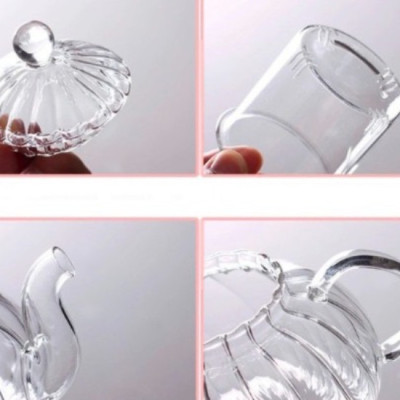 ẤM PHA TRÀ THỦY TINH CAO CẤP HOA CÚC - ANTH677