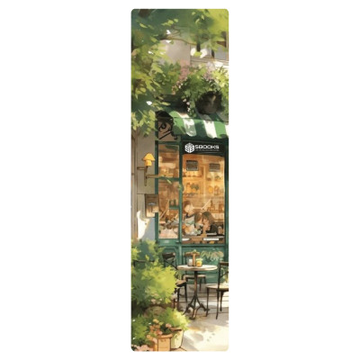 5 Cái Bookmark Kẹp Sách, Dấu Trang Hoạ Tiết Phong Cảnh Quán Cafe 4 Mùa - SBOOKS