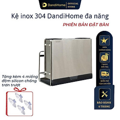 Kệ inox 304 DandiHome đựng dao thớt, đũa đa năng trong nhà bếp