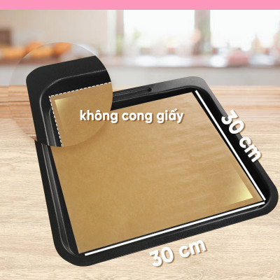 [MyJae x Toyal] Giấy Nến 2 Mặt Lót Nồi Chiên, Nướng Bánh, Giấy Lót Chống Dính 30cm x 30cm (50 Tờ/Hộp)