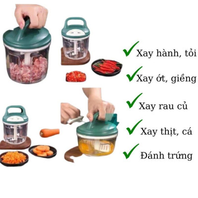 MÁY XAY MINI CẦM TAY ĐA NĂNG , XAY THỊT, RAU CỦ QUẢ,  TỎI ỚT MINI SIÊU TIỆN LỢI SỬ DỤNG BỀN LÂU DÀI