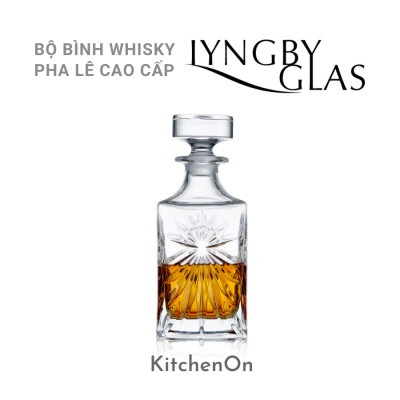 Bộ bình và 4 ly uống whisky