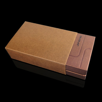 Vỏ Hộp Quẹt Bật Lửa Xăng Bấc Đá Jifeng JF-018 Họa Tiết Nâu Loang Đẹp Độc Lạ - Dùng Xăng Bấc Đá Cao Cấp