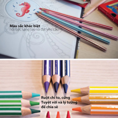 Bút chì màu STABILO Swans Premium 3.8mm - Nâu đỏ (645)