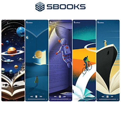 5 Cái Bookmark Kẹp Sách, Dấu Trang Hoạ Tiết Sách Vũ Trụ  - SBOOKS
