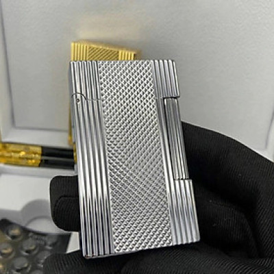 Vỏ Hột Quẹt Bật Lửa Upon Gas Đá D148T Họa Tiết Kẻ Dọc Đẹp Độc Lạ - Dùng Gas Đá Cao Cấp