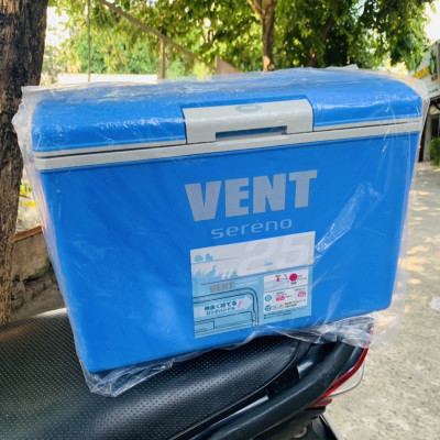 Combo Thùng đá Sanka Vent Sereno 24.5 lít + Mút chuyên dụng rửa xoong nồi 2 mặt (thô/ mịn) nhãn hiệu Ohe hàng Made in Japan