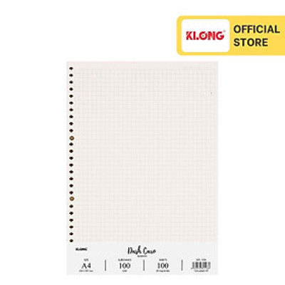 Ruột sổ còng Dash Caro KLONG A4 100/76 - 100 tờ (200 trang); MS: 526