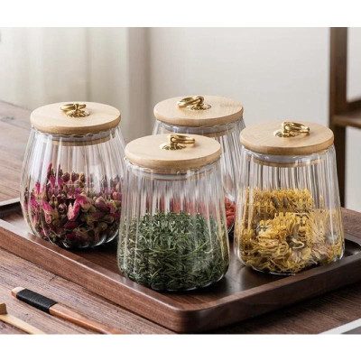 Lọ đựng chè thuỷ tinh 750ml