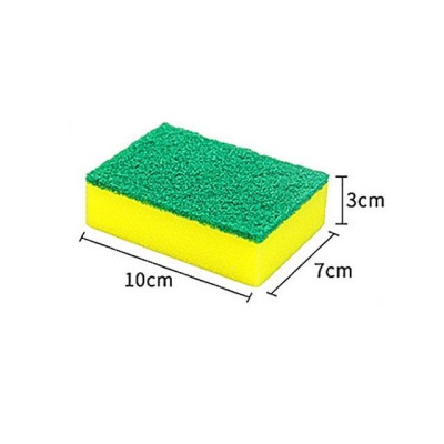 COMBO 2 Miếng Rửa Chén Bát Đĩa, Cọ Đa Năng 2 Mặt Xanh Vàng, Rửa Đánh Xoong Nồi Chảo, Sạch Sẽ, Tiện Dụng Nhà Bếp Gia Đình - TakyHome 5150set2