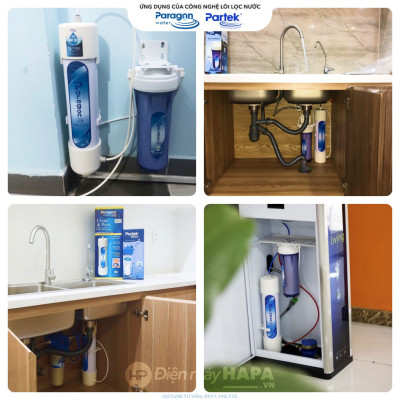 Lõi Lọc Nước PARTEK P1005-PP Cao Cấp 10 inch Lõi Sợi Bông Nén PP PreTreatment PARAGON Lõi Lọc Số 1 - Hàng Chính Hãng