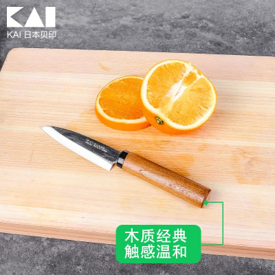 Dao gọt trái cây có nắp đậy Kai 19cm - Hàng nội địa Nhật Bản |#Made in Japan|