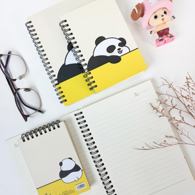 Sổ Lò Xo Trên Giấy Trơn - 160 Trang 9 x 13 cm 80gsm - Panda - The Sun 02