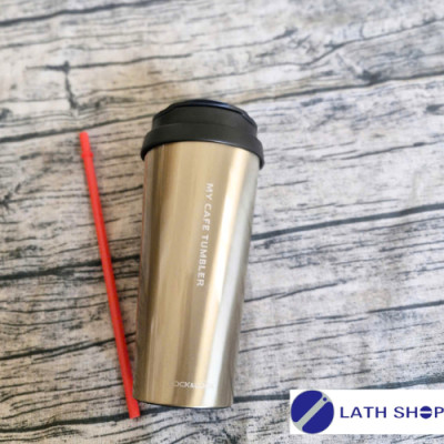 Ly Giữ Nhiệt Lock&Lock Clip Tumbler LHC4151 Bằng Thép Không Gỉ Inox 304, Kèm Ống Hút-540ml