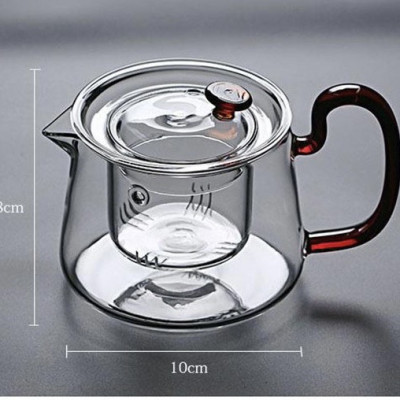 Bình pha trà thuỷ tinh lõi lọc 650ml