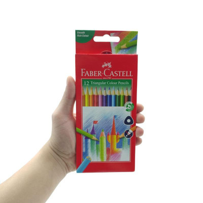 Hộp 12 Bút Chì Màu Tam Giác Faber-Castell Triangular 11 58 53