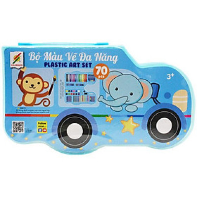 Hộp Màu Vẽ Đa Năng - Colormate CM-70PLS (70 Chi Tiết)