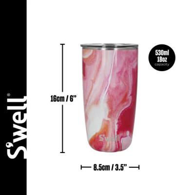 Cốc Giữ Nhiệt S’well Rose Agate Kèm Nắp, 530ml hàng chính hãng
