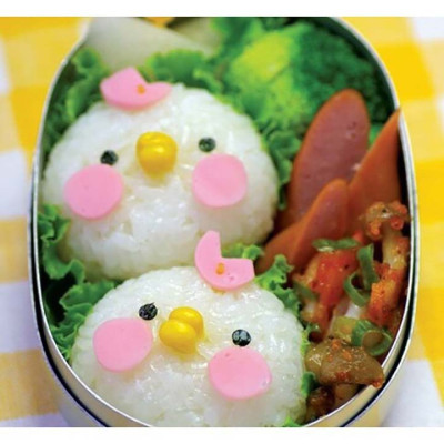 Set 6 khuôn ép cơm hoạt hình xinh xắn
