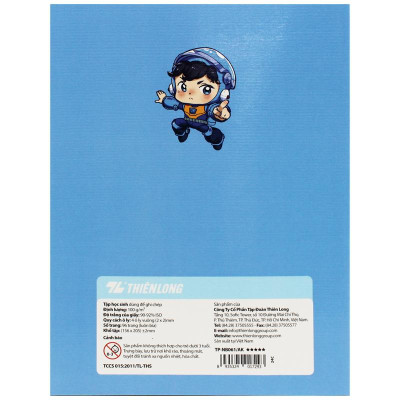 Tập Học Sinh Akooland Thế Giới Học Cụ Thần Kỳ - 4 Ô Ly - 96 Trang 100gsm - Thiên Long TP-NB061/AK (Mẫu Màu Giao Ngẫu Nhiên)