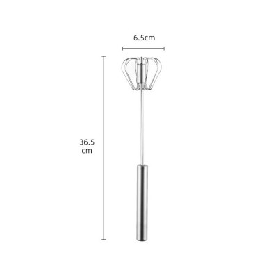 Dụng Cụ Đánh Trứng Cầm Tay Dạng Ấn Trục Xoay Tự Động - Chất Liệu Thép Không Gỉ 304 Cao Cấp - Chính Hãng MINIIN