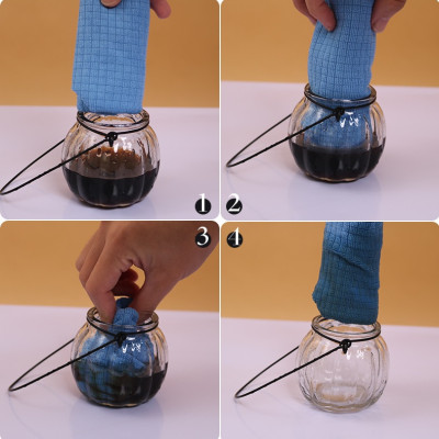 Combo 4 Khăn lau xe đa năng Hàn Quốc 100% Microfiber KT 30x40cm chuyên dụng lau kính và nội thất, thấm hút tốt không bụi vải