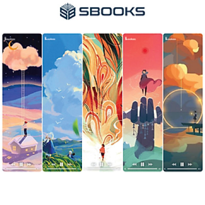 5 Cái Bookmark Kẹp Sách, Dấu Trang Hoạ Tiết Hoạt Hình Chữa Lành  - SBOOKS