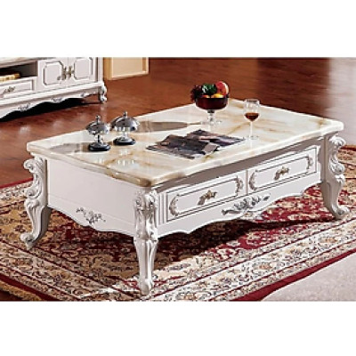 Bàn Sofa Tân Cổ Điển Mặt Đá Nhập Khẩu Tundo HHP-BSF918-14 Cao Cấp