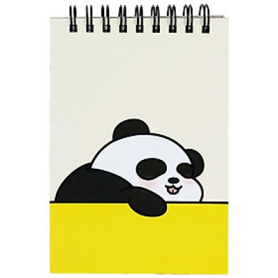 Sổ Lò Xo Trên Giấy Trơn - 160 Trang 9 x 13 cm 80gsm - Panda - The Sun 02