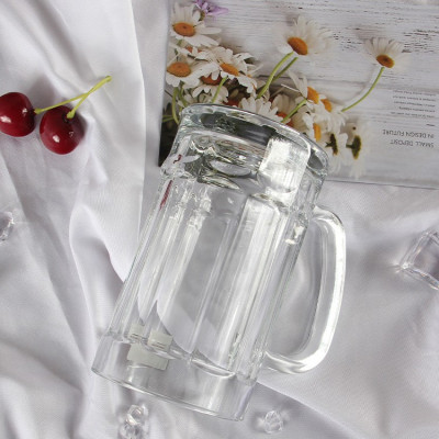 Combo 6  Ly Thủy Tinh Có Quai Cầm 380ml TOKDODO-ZB18 Chuyên Làm Ly Uống Bia