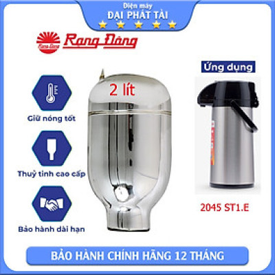 Phích nước 2.5L Rạng Đông có cần bơm tay tiện dụng