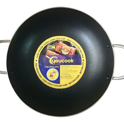 Chảo Xào 2 Quai Chống Dính You Cook 32cm