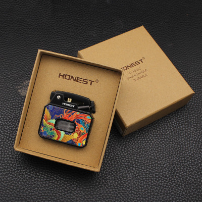 Vỏ Hột Quẹt Bật Lửa Xăng Đá Honest BCZ849-1 Lộ Thiên Đánh Lửa Tự Động -Nhiều Màu