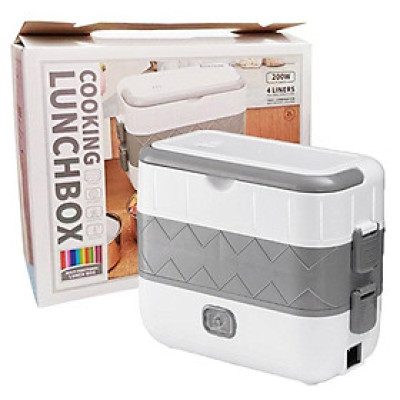 Cặp lồng ủ cơm 2 tầng 4 ngăn inox cắm điện 