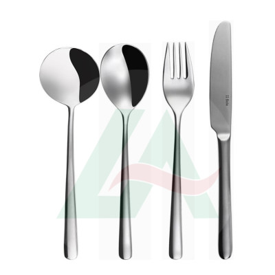 Bộ 6c Dao Ăn 106152 - Inox 304 Stainless Steel 18/10 Đồ dùng bàn tiệc nhà hàng khách sạn cao cấp (Set of 6pcs Table Knife SS18/10)