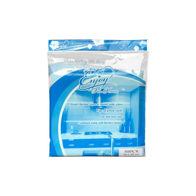 Khăn lau bếp ENJOY for house, vải không dệt, dùng một lần, mềm mịn, dễ hút nước, độ đàn hồi tốt, khó rách
