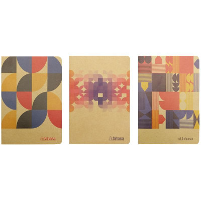 Tập Sinh Viên Họa Tiết Lập Thể Kẻ Ngang Có Chấm 300 Trang 60gsm - Fahasa 03 - Mẫu 2