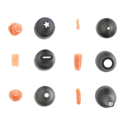 Mastrad - Bộ bắt kem màu đen