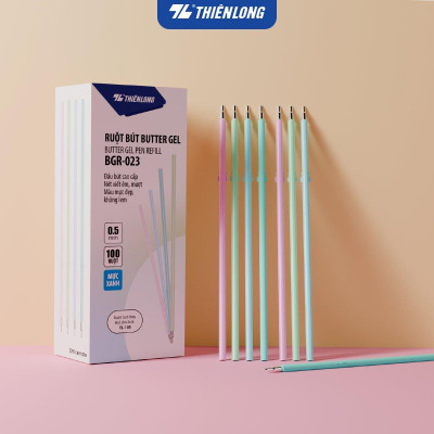 Combo 5/10/20 Ruột bút bi Officemate Thiên Long BGR-023 - Dùng cho bút PRO-027 - TL-105